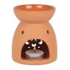 Terracotta Oil Burner - Flower